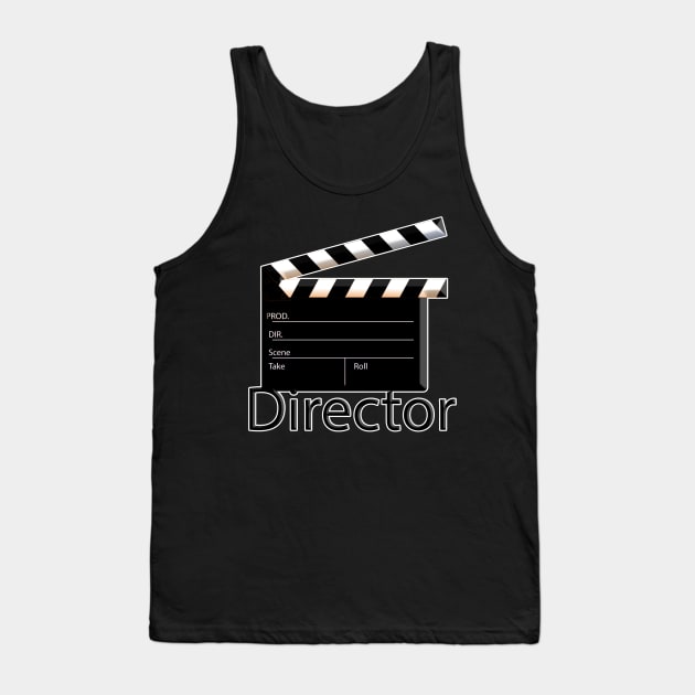 Director- film clapperboard t-shirt Tank Top by vixfx